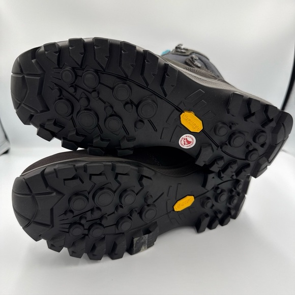 7.5 M Hanwag Torsby Lady Gtx Waterproof Hiking Trail Boots Asphalt/Ocean $290 - Picture 4 of 8